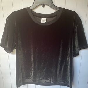 PINK Victoria’s Secret Velvet Black Tshirt